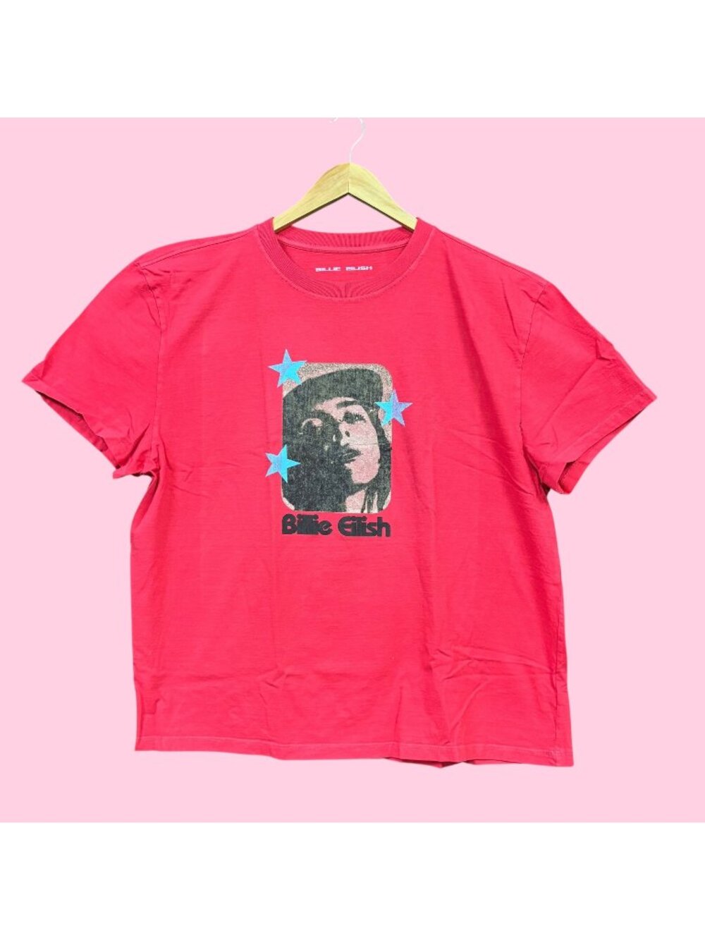 Billie Eilish Dice and Stars Hit Me Hard and Soft Tee XL